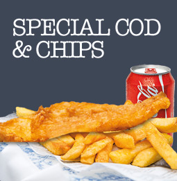 Cod and chips East Grinstead