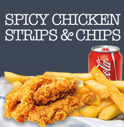 spicy chicken and chips East Grinstead